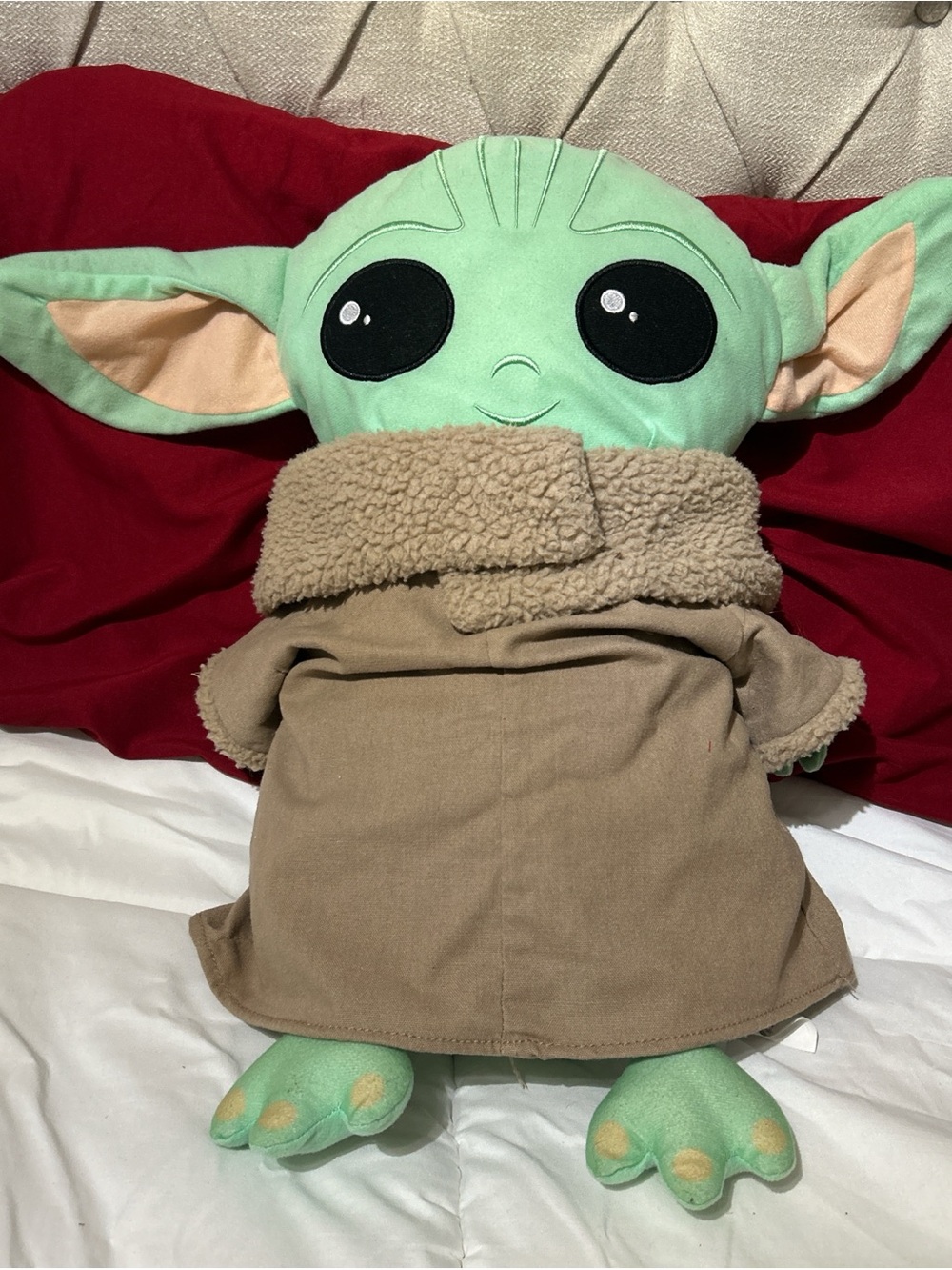 Baby Yoda Plush Toy - Mint Green with Tan Robe
